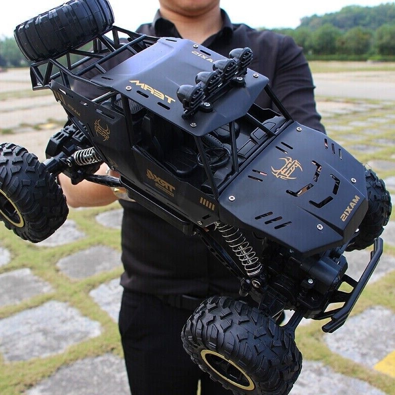 UK Rc Car Rock Crawler Rechargeable Off Road Truck 4WD , Metal Shell LED Headlights RC Remote Control Off Road Car Truck,Logistics Is Randomly Sent By EVRI,DPD,Amazon Logistics,Royal Mail