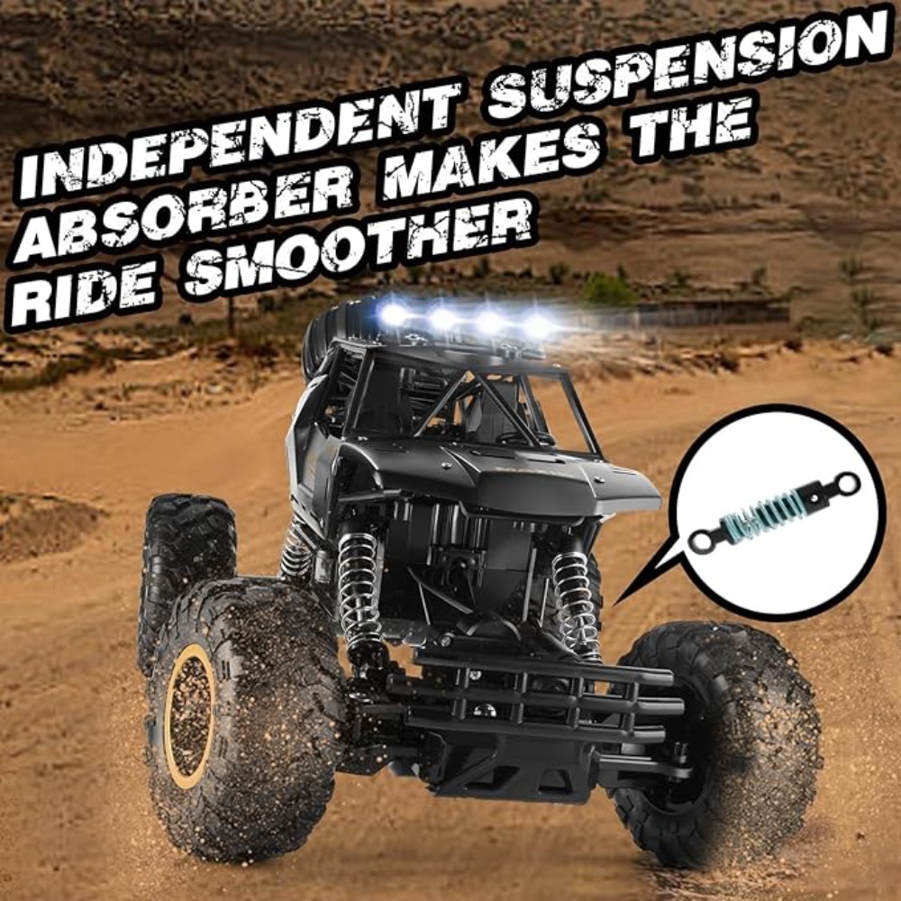 UK Rc Car Rock Crawler Rechargeable Off Road Truck 4WD , Metal Shell LED Headlights RC Remote Control Off Road Car Truck,Logistics Is Randomly Sent By EVRI,DPD,Amazon Logistics,Royal Mail - Image 9