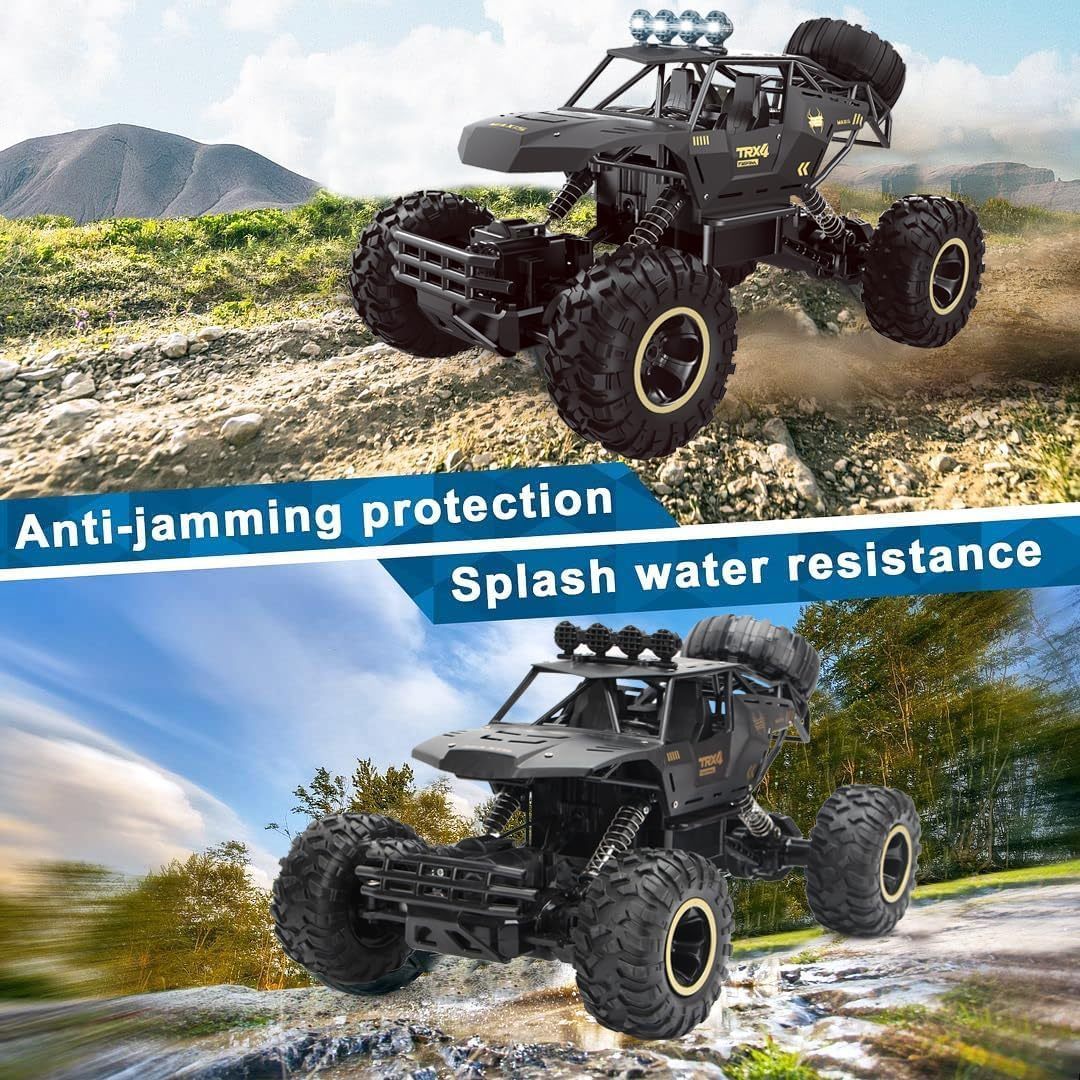 UK Rc Car Rock Crawler Rechargeable Off Road Truck 4WD , Metal Shell LED Headlights RC Remote Control Off Road Car Truck,Logistics Is Randomly Sent By EVRI,DPD,Amazon Logistics,Royal Mail - Image 5