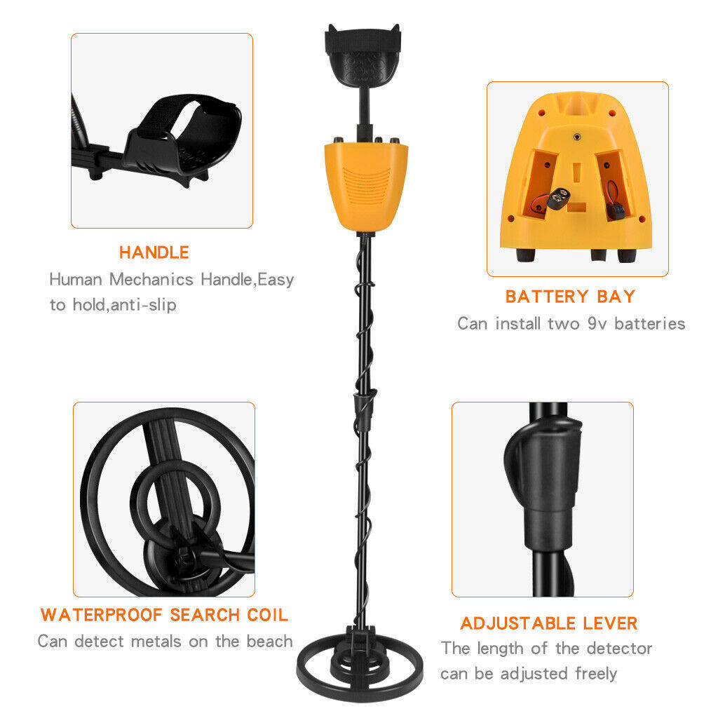 Deep Underground Metal Detector Professional Hunt Treasure Gold Coins Waterproof - Image 10